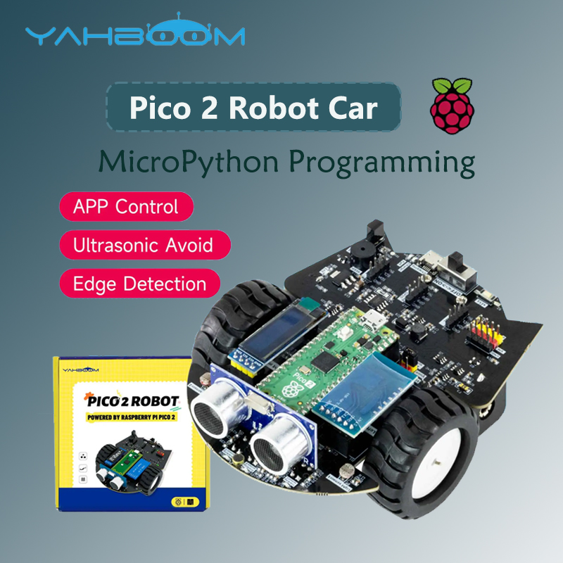 Diy Electronics Raspberry Pi - Yahboom Raspberry Pi Pico 2 로봇