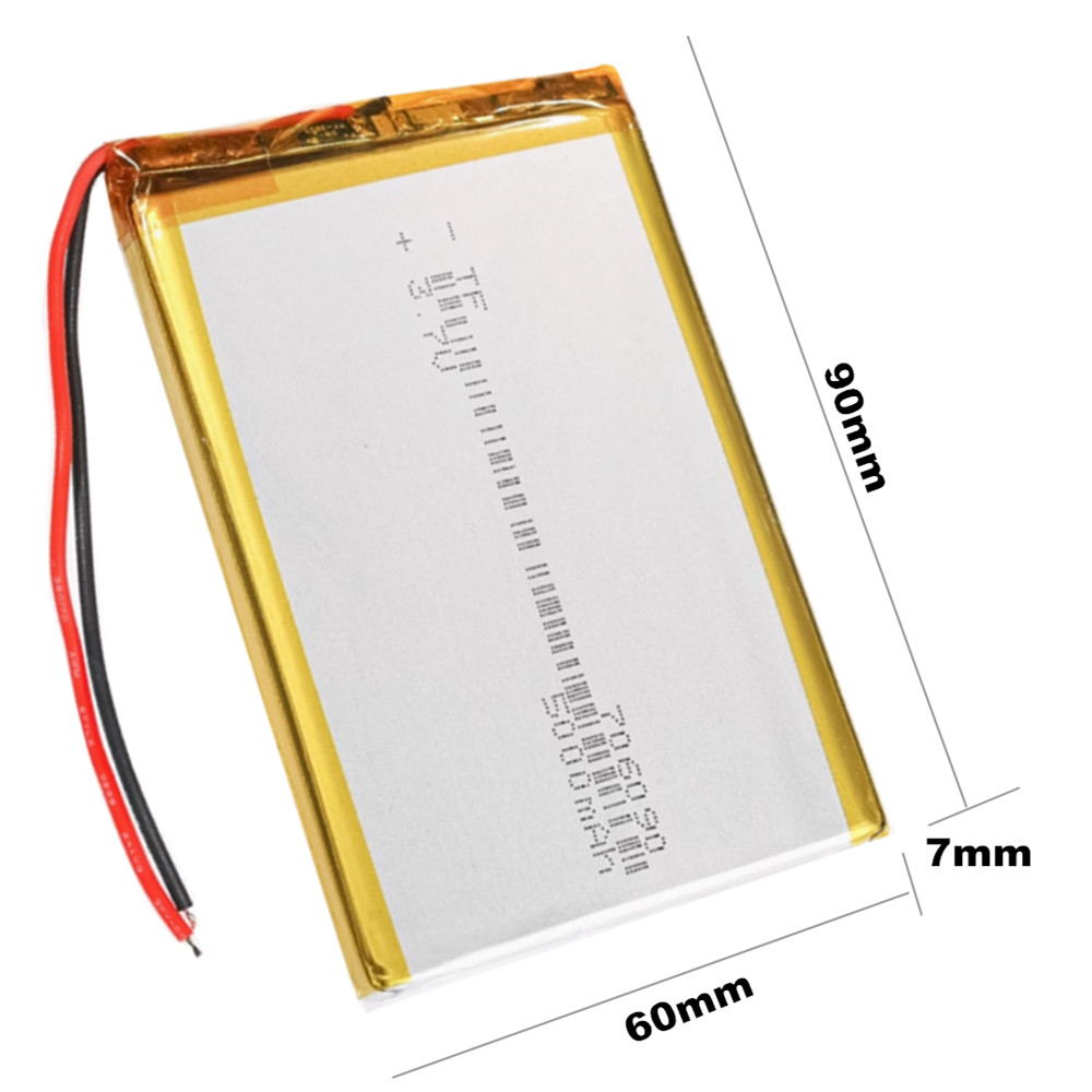 Diy Electronics Book - 1-10개 3.7V 5000mAh 706090 606090 태블릿