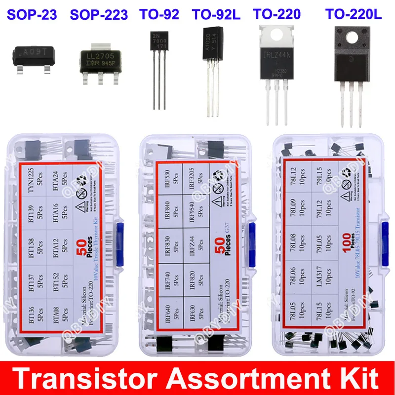 Mosfet Transistor Set - DIP SMD Mosfet 삼극관 사이리스터 PNP