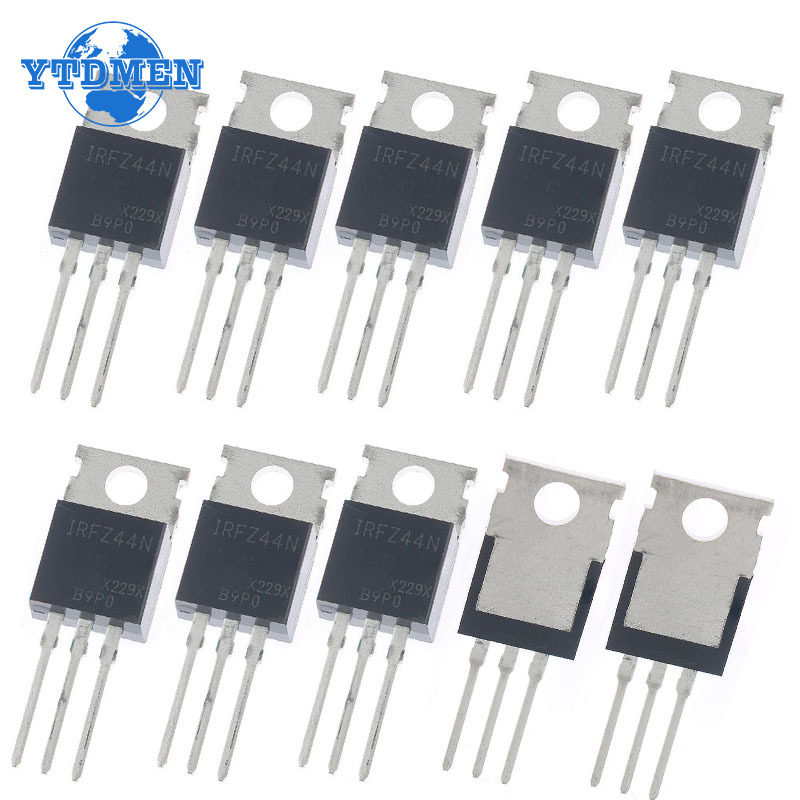 Mosfet Transistor Set - 10PCS Mosfet IRFZ44N TO220 트랜지스터 키트