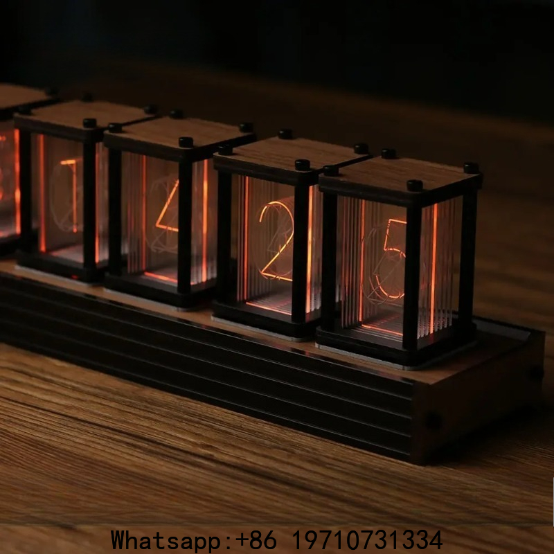 Diy Electronics Ideas - 닉시 튜브 시계 DIY 테이블 시계
