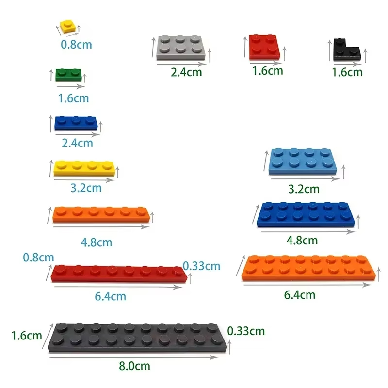 100PCS MOC 2420 플레이트 2x2 빌딩 블록 - Diy Electronics Ideas 리뷰 및 가격
