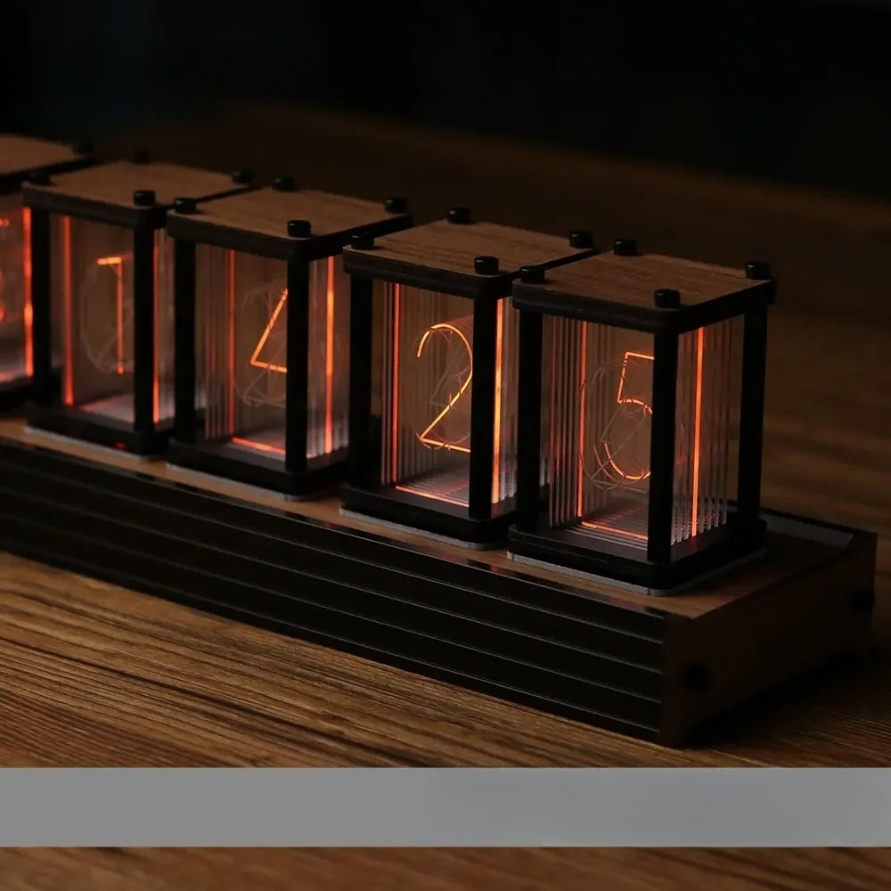 RGB 닉시 튜브 시계 DIY 탁상 시계 LED 전자  - Diy Electronics Ideas 리뷰 및 가격