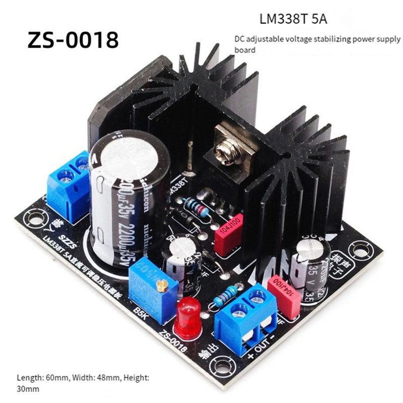 ABNR 조정 가능한 선형 조정 전원 공급 장치 보드  - Diy Electronics Filament 리뷰 및 가격