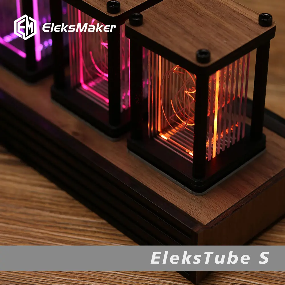 RGB 닉시 튜브 시계 DIY 테이블 시계, LED 전 - Diy Electronics Ideas 리뷰 및 가격