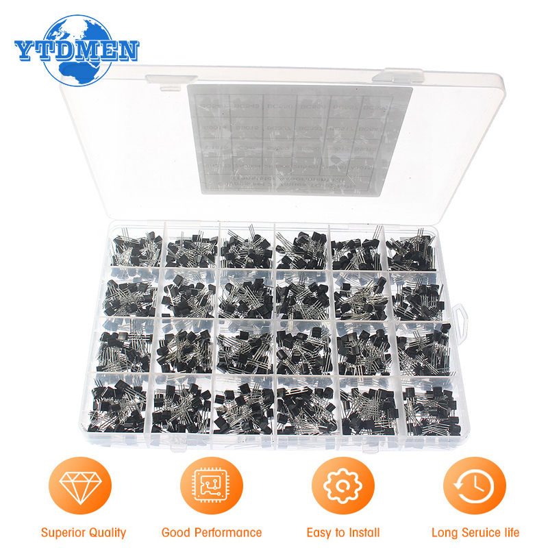 NPN PNP 트랜지스터 키트, S8050, S8550 - Mosfet Transistor Set 리뷰 및 가격