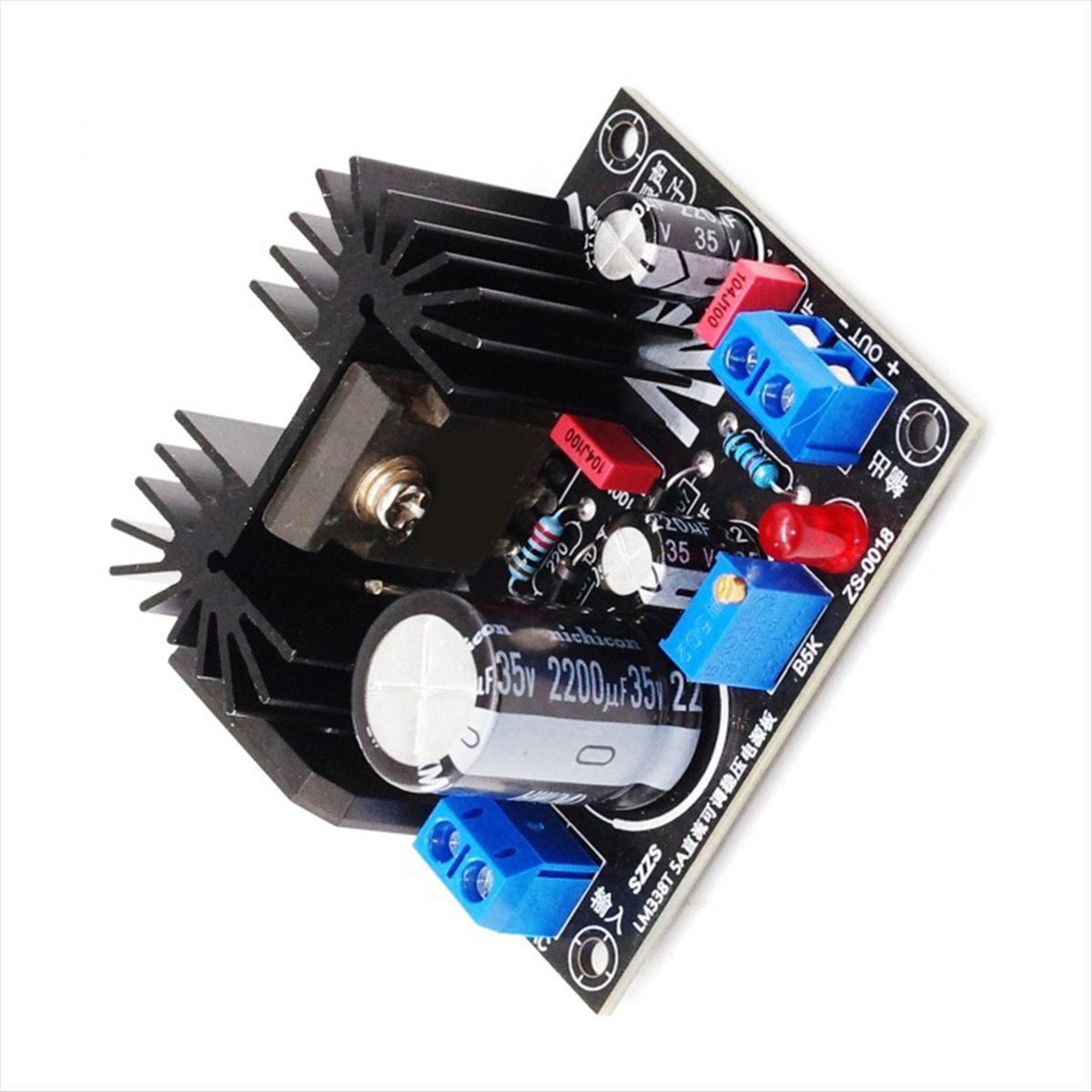 TCE 조정 가능한 선형 조정 전원 공급 장치 보드 L - Diy Electronics Filament 리뷰 및 가격