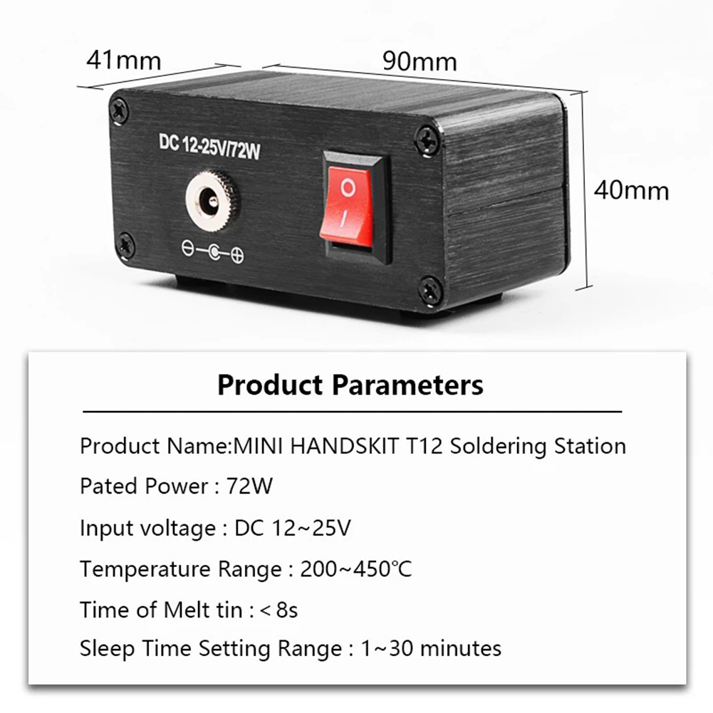 디지털 T12 납땜 스테이션 조절 가능한 온도 72W  - Diy Soldering Station No Electronics 리뷰 및 가격