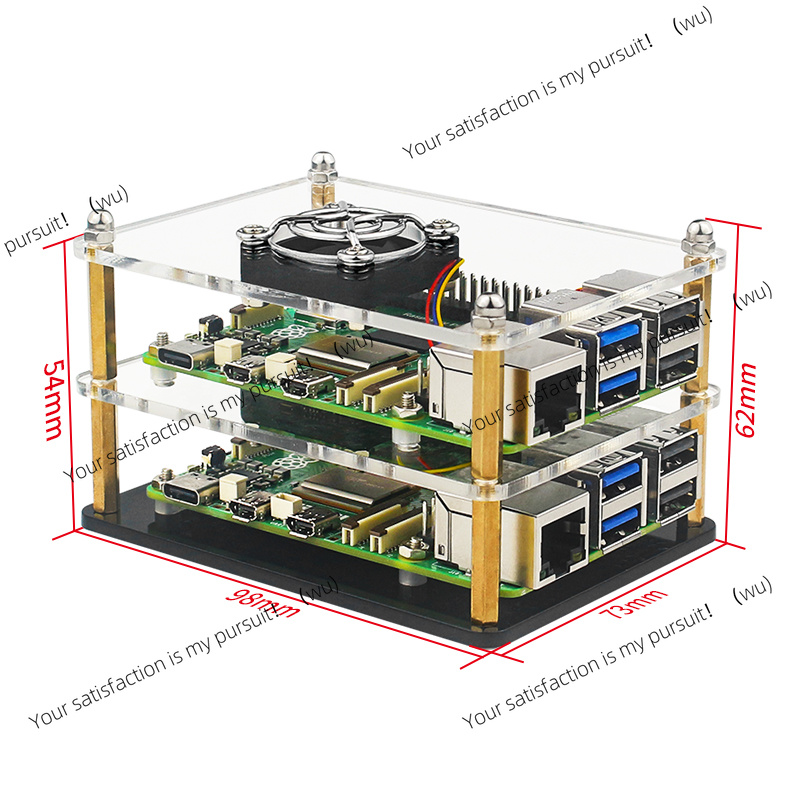 라즈베리 파이 5 아크릴 케이스 투명 쉘, PWM 쿨링 - Diy Electronics Raspberry Pi 리뷰 및 가격