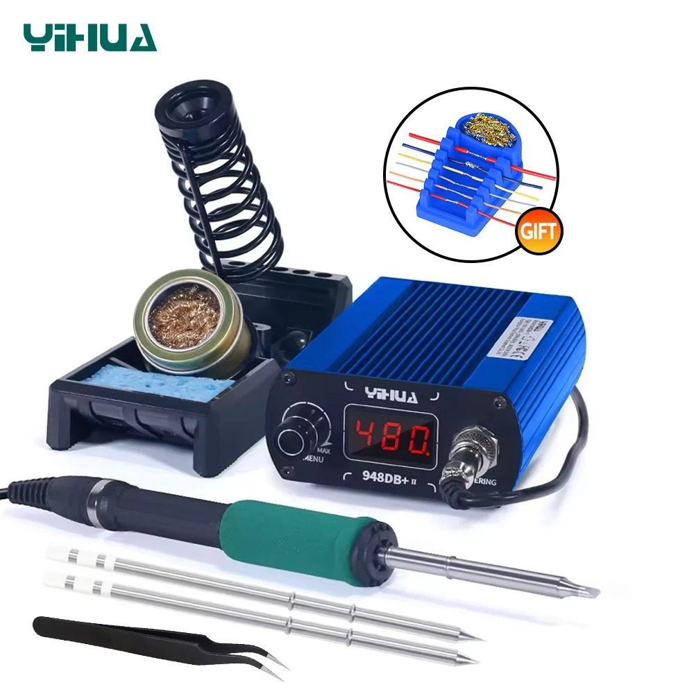 YIHUA 948DB+-II 75W 빠른 가열 T12  - Diy Soldering Station No Electronics 리뷰 및 가격