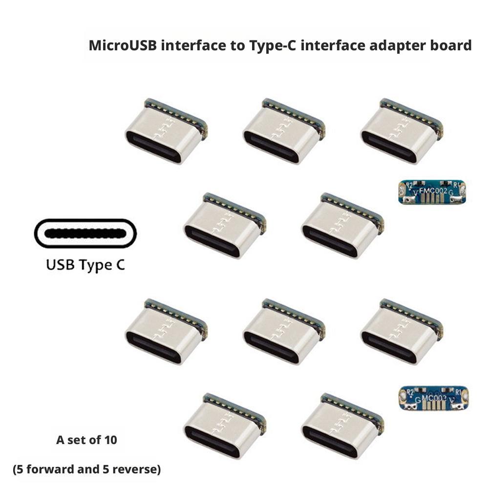 10Pcs M85k 마이크로 USB-타입-C 어댑터 보 - Diy Electronics Hobby 리뷰 및 가격