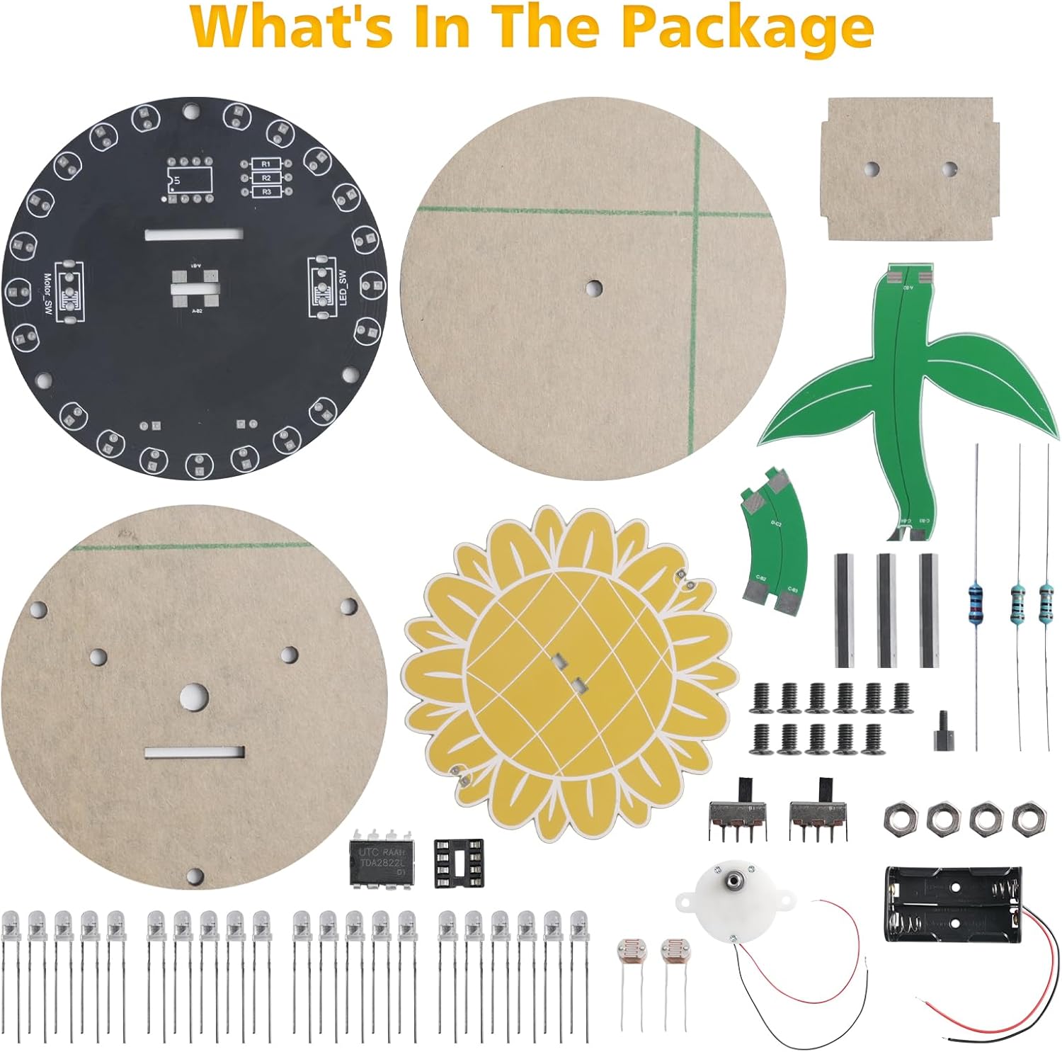 빛 추구 해바라기 납땜 키트 청소년을위한 DIY 회전  - Diy Electronics Ideas 리뷰 및 가격