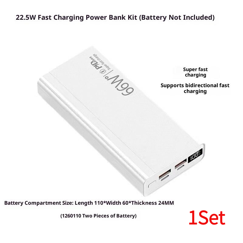 1세트 퀵차지 DIY 파워 1260110 뱅크 케이스  - Diy Electronics Com 리뷰 및 가격