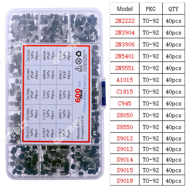 DIP SMD Mosfet 삼극관 사이리스터 PNP N - Mosfet Transistor Set 리뷰 및 가격