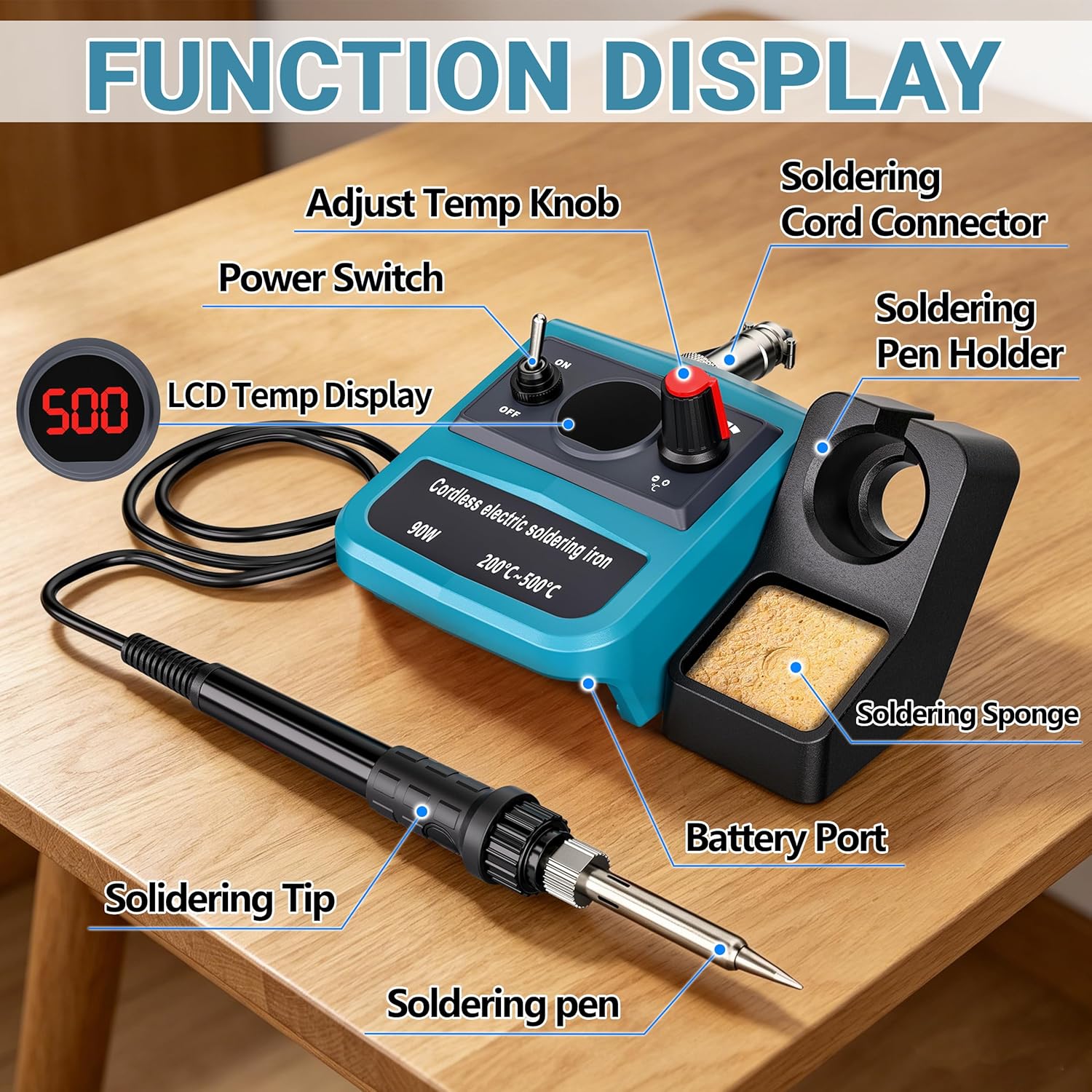 마키타 18V LXT 배터리용 90W LED 디지털 무 - Diy Electronics Hobby 리뷰 및 가격