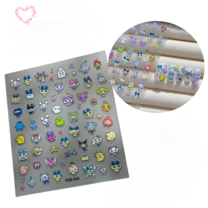 새로운 전자 애완동물 마마치 쿠키파치 3D 릴리프 네일 - Diy Electronic Components 리뷰 및 가격