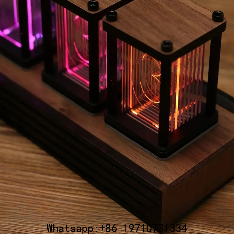 닉시 튜브 시계 DIY 테이블 시계 LED 전자식 데스 - Diy Electronics Ideas 리뷰 및 가격