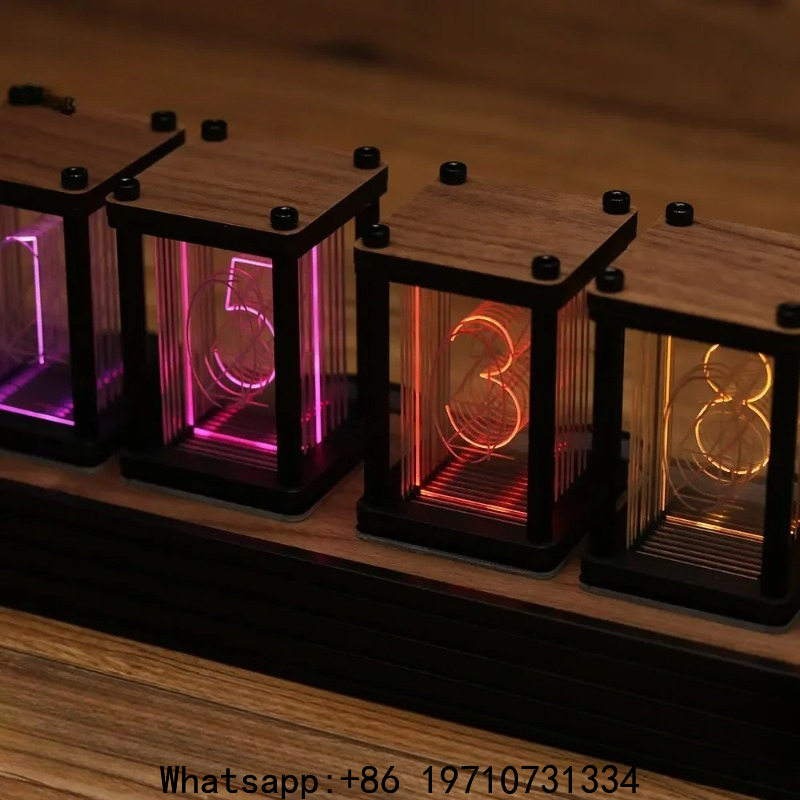 닉시 튜브 시계 DIY 테이블 시계 LED 전자식 데스 - Diy Electronics Ideas 리뷰 및 가격