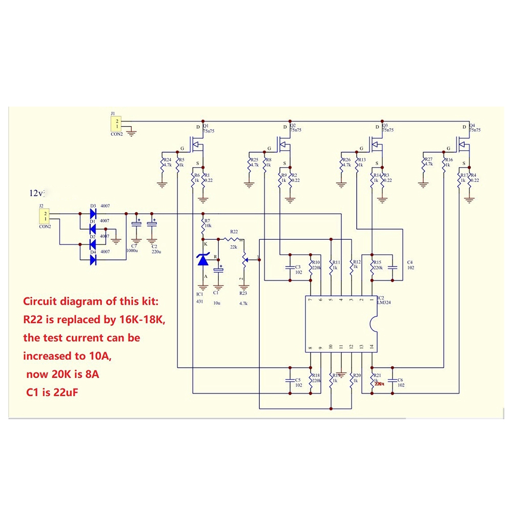 ABIY-DIY 키트 150W 10A 배터리 용량 테스 - Diy Electronic Load 리뷰 및 가격