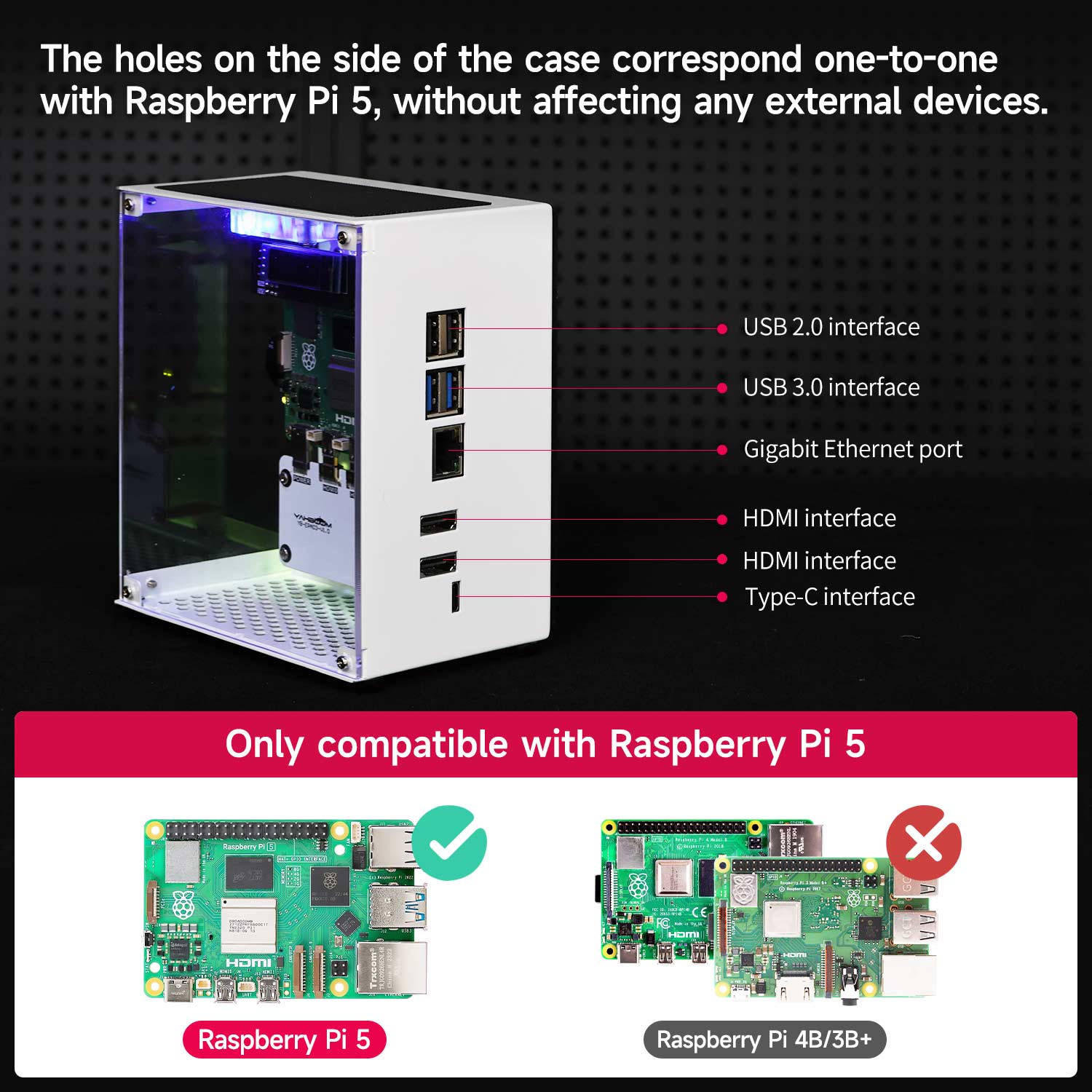 냉각 팬이 포함된 라즈베리 파이 5 케이스 보호 키트  - Diy Electronics Raspberry Pi 리뷰 및 가격